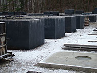 Plac produkacja szamb betonowych Śrem